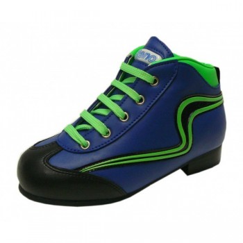 Bota Hockey Initiation Fluor Azul