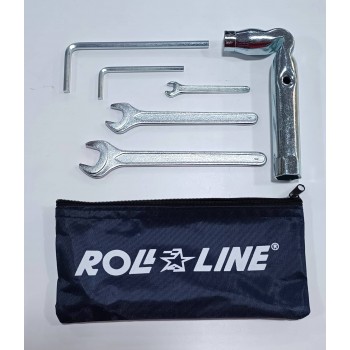 CONJUNTO 7 HERRAMIENTAS SUPER PROFESIONAL ROLL-LINE